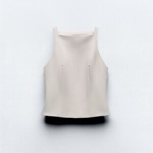 Seamed open back top